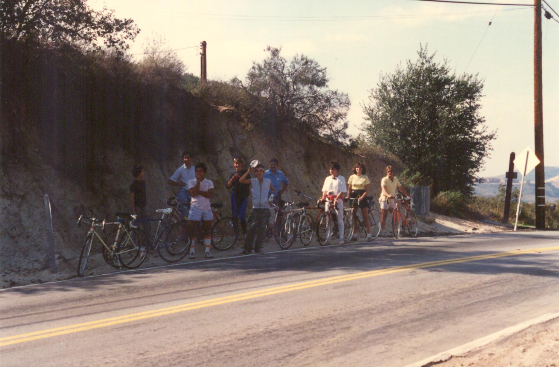 El Toro CA. bike trip 11/86